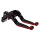 thumbnail image 1 of Palancas de freno y embrague cortas y largas para Kawasaki VERSYS 650 2015-2023, palanca de freno ajustable de motocicleta, aleación de aluminio, mango negro con extremo rojo, 1 of 6