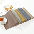 thumbnail image 3 of Placemats PVC Insulation Pads Plates Bowls Tableware Coasters Non-slip Rectangle Mat Home Decor, 3 of 7