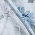 thumbnail image 7 of Sakmal Elbow-Length Womens Tops White V-Neck Floral Flowy Loose Fit Ladies Shirts for Summer, 7 of 7