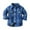 Blue, variant on School Clothes for Girls Boys Uniform Shirts,Toddler Boys Girls Plaid Shirt Jacket Long Sleeve Lapel Button Coat Fall Casual Outwear With Pocket Girls Fashion Size 6-7 Years,Blue