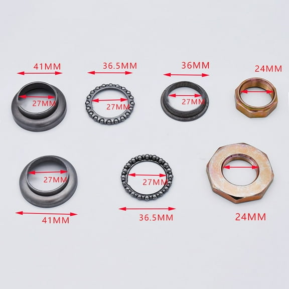 1 Set Bike Headset Bearings E-Bike Mtb Road Bike Bicycle Headset Bearing Steel