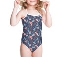 thumbnail image 3 of FOR U DESIGNS Axolotl Halter Neck Swimwear for Surfing Swimming Quick Dry Beach Swim Bathing Suit for 5-6 Years Little Girls Comfy One Piece Swimsuit, 3 of 6