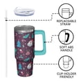 thumbnail image 3 of 30oz Holiday Tumbler with Lid and Straw, Red Christmas Ornaments Stainless Steel Insulated Cup Gifts for Women Men, 3 of 5