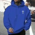 thumbnail image 2 of Chandail à Capuche Imprimé Lettre Décontracté pour Hommes Manches Longues Mode Confortable Mode Urbaine, 2 of 8