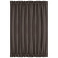 thumbnail image 2 of PiccoCasa French Door Curtains Rod Pocket Blackout Curtain Panel Coffee Color 1 W54" x L72", 2 of 7