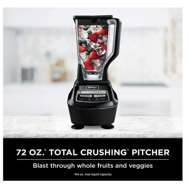 Ninja BL770W Blender, Grate Plates, Food Processor Attachment, Blades, and  Personal Size Cups - Roller Auctions