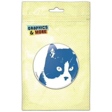 

Cat Look Into My Eyes Blue Refrigerator Button Magnet