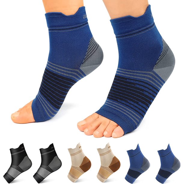 Plantar Fasciitis Sock (6 Pairs) for Men and Women, Compression Foot