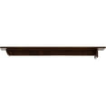 thumbnail image 4 of Ekena Millwork 3"W x 20"D x 2"H Heaton Hidden Support Steel Bracket w/ 16" Support Depth, Antiqued Copper, 4 of 11