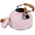 thumbnail image 4 of ColoMX Hervidor con silbido de acero inoxidable, olla de Metal, hervidor con sonido, olla para agua caliente para Cocina, 4 of 8