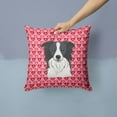 thumbnail image 2 of Carolines Treasures BB5311PW1414 Border Collie Fabric Decorative Pillow, 14Hx14W, multicolor, 2 of 4