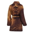 thumbnail image 2 of Vintage Buddha Statue Women Bathrobe One Size Univeral Fits Fashion Lightweight Plush Fleece Long Robe For Women, 2 of 3