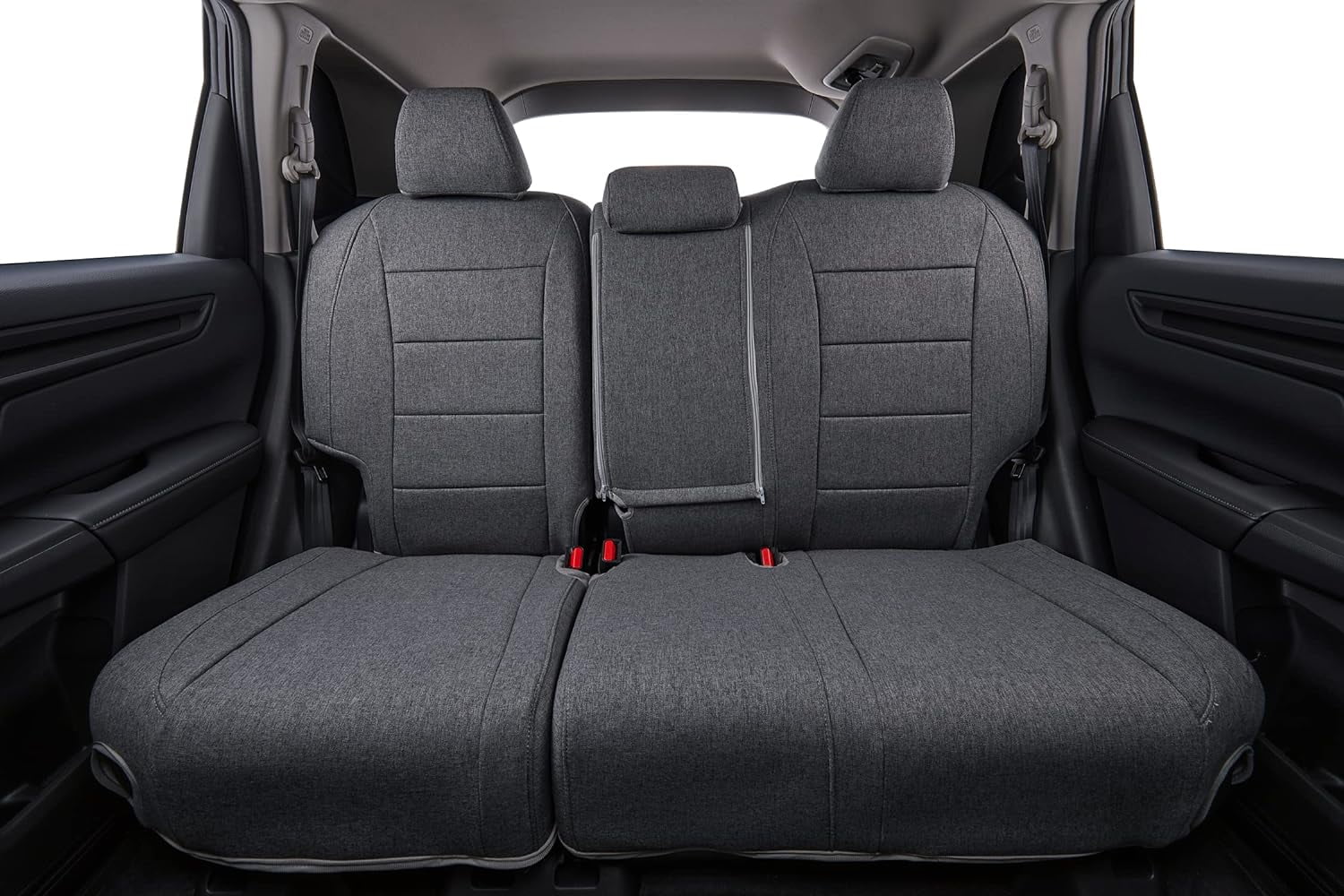 coverdream Full Set Custom Fit Seat Covers for Honda HRV EX,EX-L 2016 2017 2018 & 2016-2020 2021 2022 LX - Washable Polyester Auto Seat Covers(Full Set,Gray)