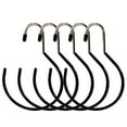 thumbnail image 1 of Soporte De Anillo De Cinturón De Metal Soporte De Bufanda De Almacenamiento Colgador De Armario Para Cinturón De Corbata De Bufanda 5 Uds Serendint HA037135-00, 1 of 6
