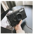 thumbnail image 2 of Dengmore Daily Casual Crossbody Bag Glitter Camera Shaped Bag Crossbody Bag Small Crossbody Purse Evening Clutch Camera Shaped Purse Glitter Handbag For Women, 2 of 9