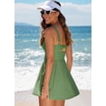 thumbnail image 5 of DOKOTOO Womens Swimdress 2025 Swim Dress One Piece Swimsuit with Shorts Adjustable Straps Swimwear, 5 of 11