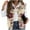 Style 5, variant on Women's Plus Size Fleece Vest Sleeveless Tops Lightweight Sherpa Button Down Printed Outwear Winter Warm Cozy Casual Jacket with Pockets