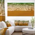 thumbnail image 1 of Vagues Blanches des Eaux de Plage Vertes - Impression sur Toile, 1 of 3