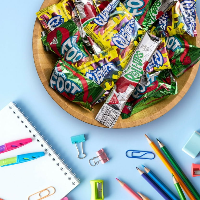 Fruit Roll-Ups, Fruit by the Foot, Gushers, Snacks Variety Pack, 16 ct