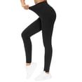 thumbnail image 4 of Pantalones de yoga THE GYM PEOPLE, cintura alta y gruesos con bolsillos para mujer, 4 of 7
