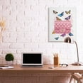 thumbnail image 2 of Stupell Industries Colorful Butterflies and Fashion Clutch Pink Design Canvas Wall Art Design by Ziwei Li, 30" x 40", 2 of 4