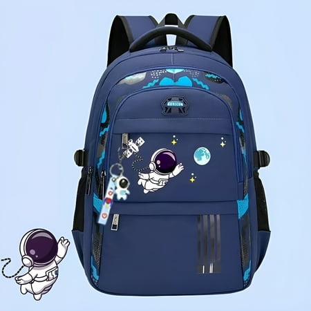 GASTROPOD 2026 New Backpack for Elementary School Bags Middle School Primary School Bookbags Lightweight Sturdy Spaceman Gifts for School,Travel,Outdoor,Daily Use,Blue
