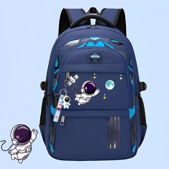 GASTROPOD Backpack for Elementary School Bags Middle School Primary School Bookbags Lightweight Sturdy Spaceman Gifts, Blue