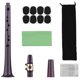 thumbnail image 5 of Mini saxofón de bolsillo con llave C y bolsa de transporte, instrumento de viento madera (Negro), 5 of 6