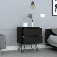 thumbnail image 2 of Depot E-Shop DE-MLB7031 Begonia Nightstand, White, 2 of 9