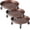 10", variant on 10" Heavy Duty Plant Dolly with Wheels, 160lbs Metal Rolling Plant Stand with Casters, Round Wheeled Planter Caddy Roller Base Carry Potted Tree Flower Pot for Indoor Outdoor Garden, 3 Pack, Black