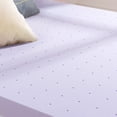 thumbnail image 4 of Crown Comfort 3 Inch Ventilated Memory Foam Mattress Topper with Lavender Infusion King, 4 of 5