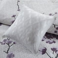 thumbnail image 4 of Holly 8 Piece Cotton Comforter Set Purple Queen, 4 of 4