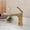 2, variant on Polish Stream Spout Basin Faucet Solid Brass Sink Faucet Deck Mount Water Mixer Tap Gold Plated Bathroom Faucet Golden