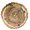 D, variant on Quiet Farmhouses Grains Wall Clock Operated with Annual Rings Print for Bedroom Kitchen Decors