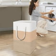 thumbnail image 2 of Laundry Hampers Baskets, Foldable Laundry Basket with Long & Short Handles, Collapsible Storage Hamper for Bedroom Bathroom, Freestanding Laundry Bin, Portable Clothes Basket, Home Essentials, 2 of 7