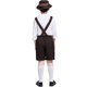 thumbnail image 1 of 3Pcs Kid Oktoberfest Costume Boy Lederhosen Shorts Boy Beer Festivals Suit Halloween Costume Oktoberfest Role Play Khaki XL, 1 of 4