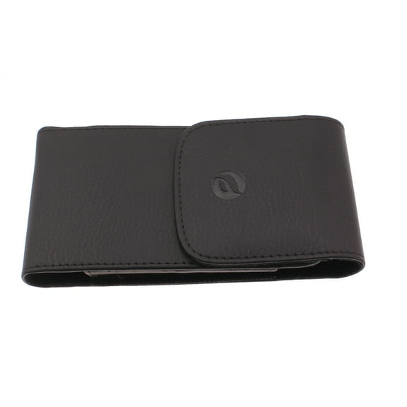 Leather Case Belt Clip for #device_series - Holster Cover Pouch Vertical Carry Protective Black K6N for iPhone XS,13,Pro,SE (2022),12,Pro,11 Pro