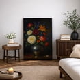 thumbnail image 4 of Canvas Print Still Life Flower Wall Art Vintage Botanical Decorative for Living Room Bedroom - 24"x36", 4 of 8