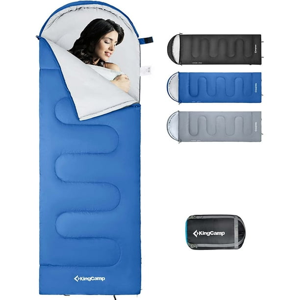 KingCamp Camping Sleeping Bags Waterproof Backpacking Sleeping Bags for Adults 3 Season Portable