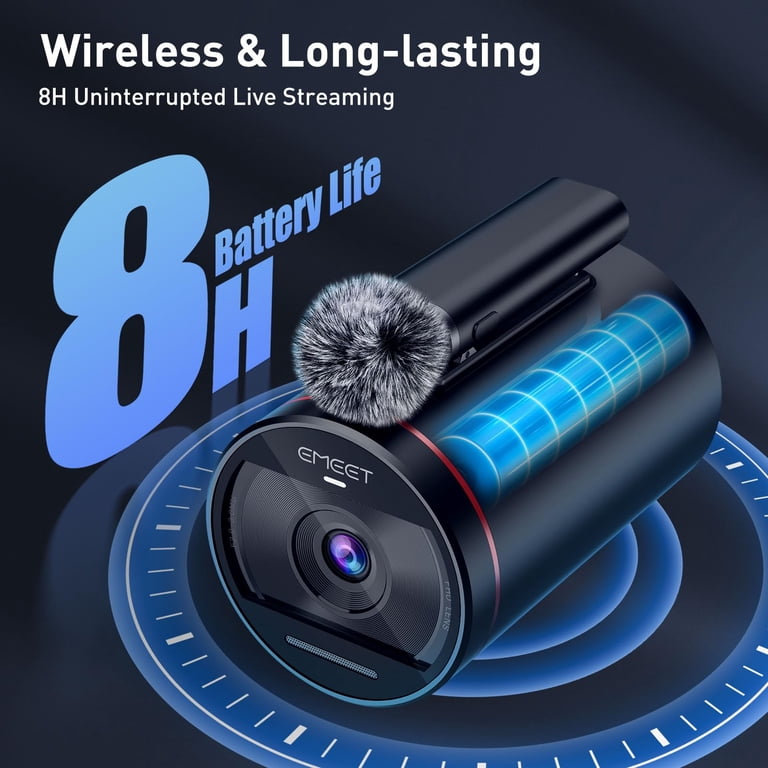 EMEET Streamcam One 1080P HD Webcam, Sony Sensor, Detachable Mic