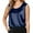 Black 3, variant on Cami Tank Top Women's Pure Color Silk Strap Tank Top With Round Neck(Black M)