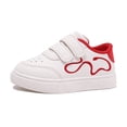 thumbnail image 2 of ZHOGXU Children Kids Girls Sneakers Non Slip Flat Bottom Thick Sole Comfortable Breathable Stylish Shoes For Casual Daily Wear,Wh2,12-18 Months, 2 of 9