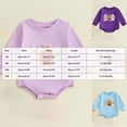 thumbnail image 3 of larppty Baby Halloween Outfit Sweatshirt Bubble Romper Infant Fall Clothes, 3 of 4