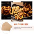 thumbnail image 3 of 100 Sheets Perforated Fryer Paper Baking Pans Nonstick Baking Paper Steamed Dumplings Mat Oven Baking Liner, 3 of 6