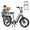 K008-Green Gray, variant on SISIGAD Electric Bike for Adults, Peak 1500W Motor, E Mountain Bike, 20'' Fat Tire Ebike, Fast Cargo Ebikes, Electric Bicycle 48V/500Wh UL2849