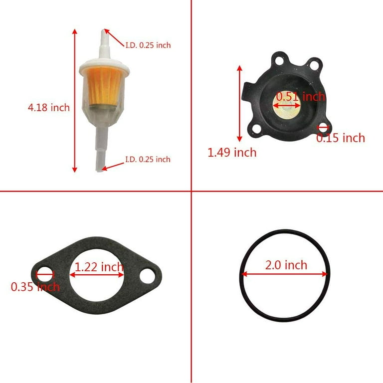 iFJF 0146-0658 Carburetor Accelerator Pump Repair Kit for