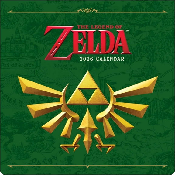Legend of Zelda 2026 Wall Calendar, (Paperback)
