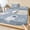 Blue, Steel Blue, Pearl, Mist, variant on Full Size Fitted Sheet Set - Solar System Universe 3 Piece Bedding Sets 16" Deep Pocket Fitted Sheet with 2 Pillowcases, Galaxy Outer Space Navy Blue Brushed Microfiber Hotel Luxury Bed Sheets
