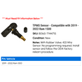 thumbnail image 2 of TPMS Sensor - Compatible with 2019 - 2022 Ram 1500 2020 2021, 2 of 2