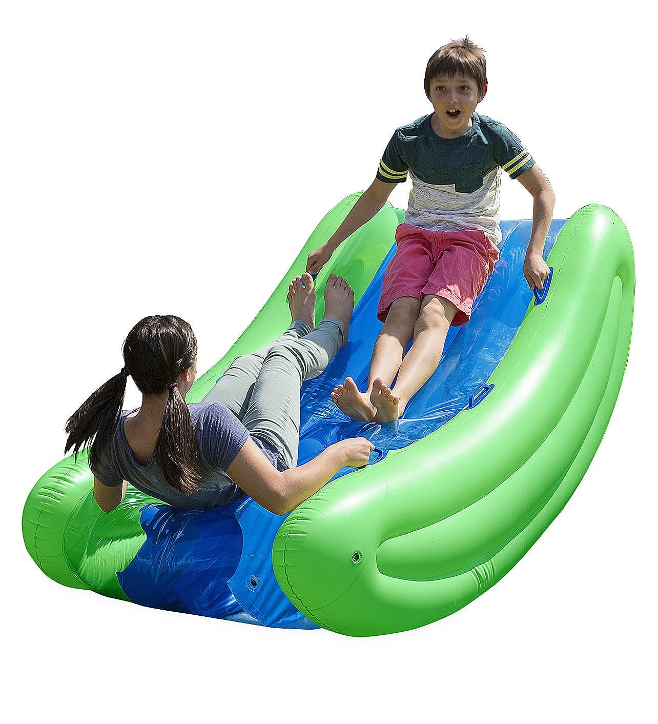 HearthSong Rock With It Giant 6-Foot Inflatable Curved Rocker SeeSaw ...